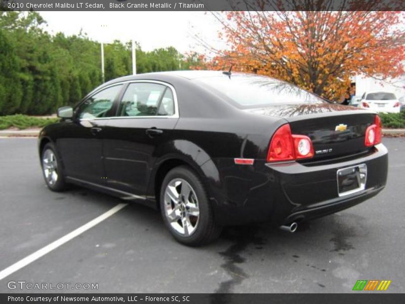 Black Granite Metallic / Titanium 2010 Chevrolet Malibu LT Sedan