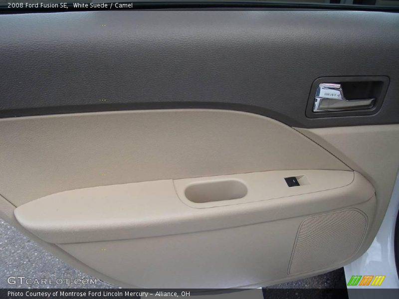 White Suede / Camel 2008 Ford Fusion SE
