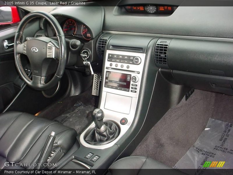 Laser Red / Graphite 2005 Infiniti G 35 Coupe