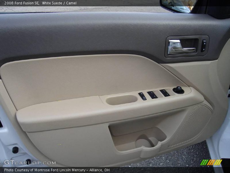 White Suede / Camel 2008 Ford Fusion SE