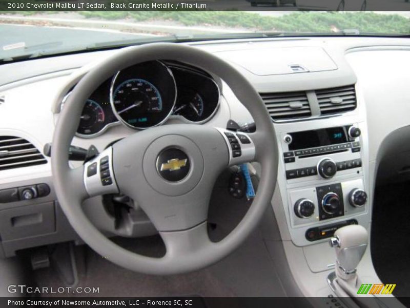 Black Granite Metallic / Titanium 2010 Chevrolet Malibu LT Sedan