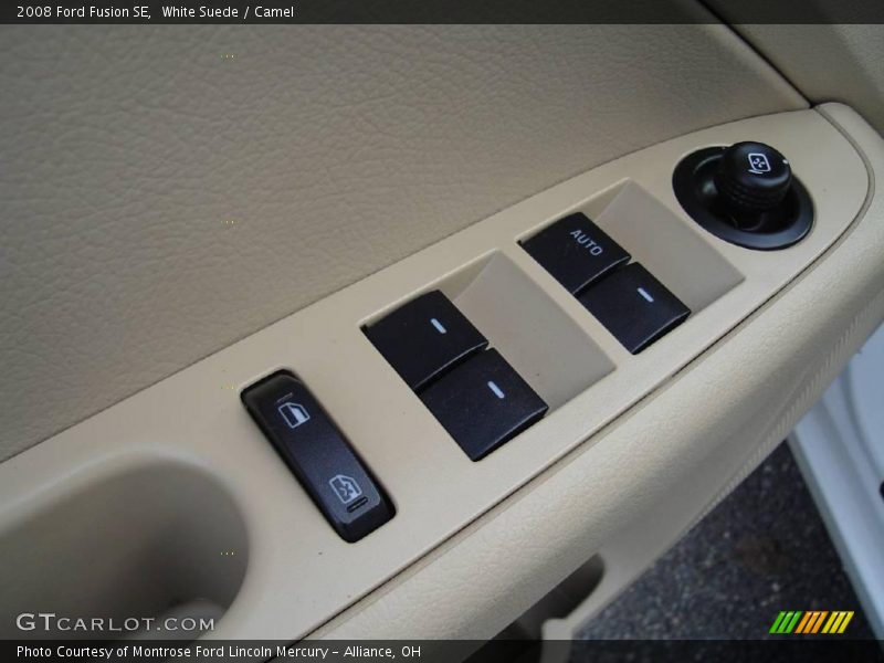 White Suede / Camel 2008 Ford Fusion SE