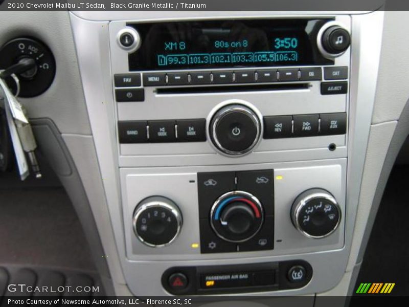 Black Granite Metallic / Titanium 2010 Chevrolet Malibu LT Sedan