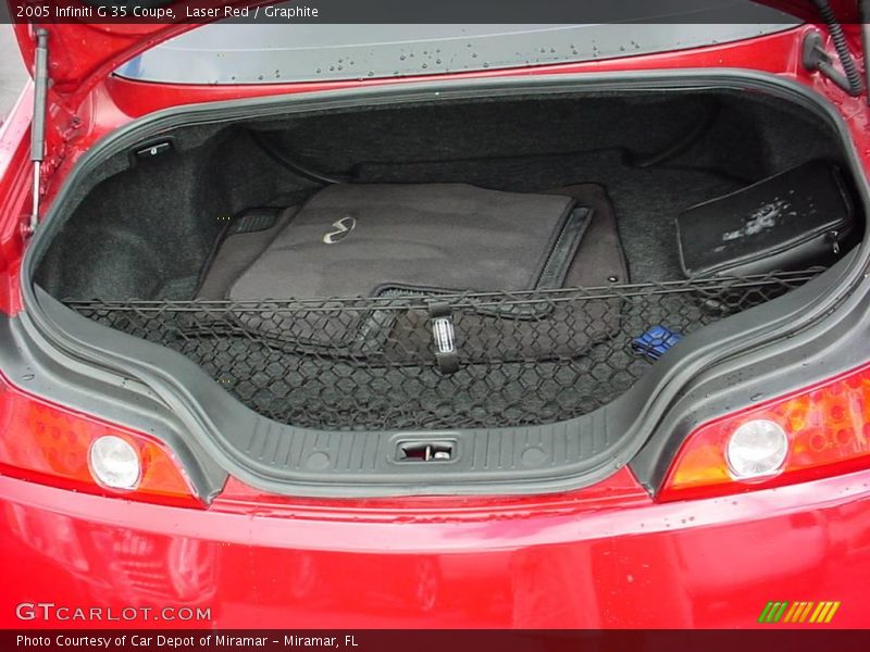 Laser Red / Graphite 2005 Infiniti G 35 Coupe