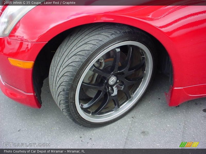 Laser Red / Graphite 2005 Infiniti G 35 Coupe