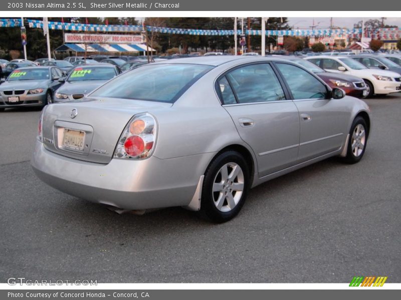 Sheer Silver Metallic / Charcoal 2003 Nissan Altima 2.5 SL