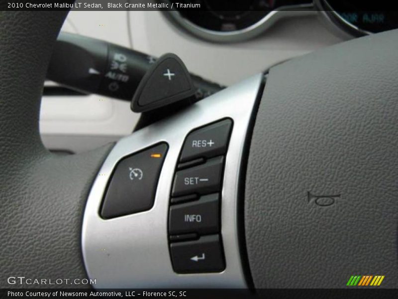 Black Granite Metallic / Titanium 2010 Chevrolet Malibu LT Sedan