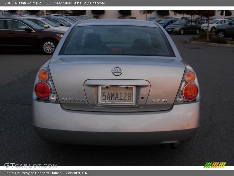Sheer Silver Metallic / Charcoal 2003 Nissan Altima 2.5 SL
