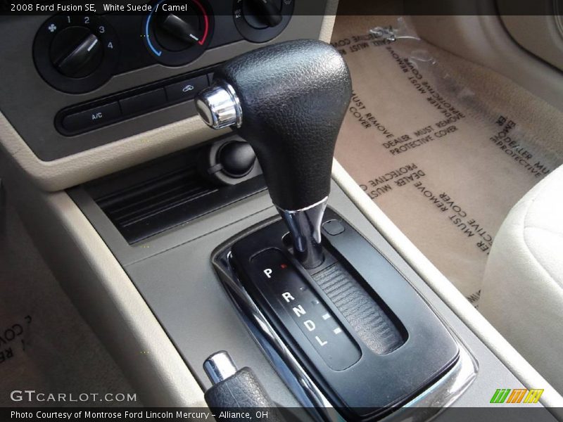 White Suede / Camel 2008 Ford Fusion SE