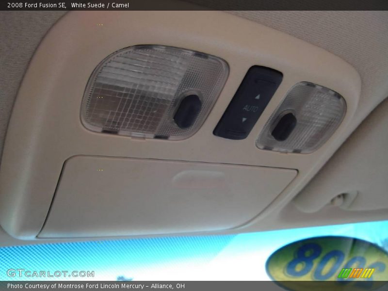 White Suede / Camel 2008 Ford Fusion SE