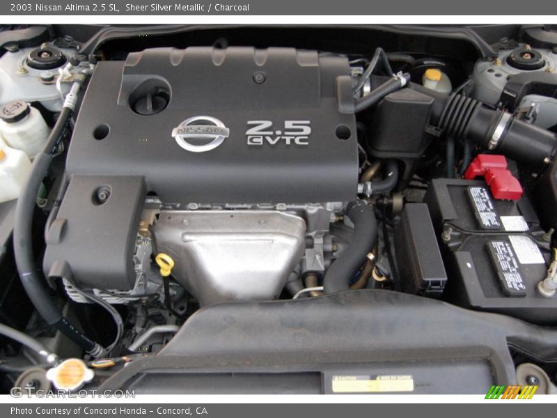 Sheer Silver Metallic / Charcoal 2003 Nissan Altima 2.5 SL