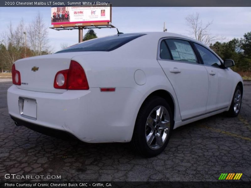 Summit White / Ebony 2010 Chevrolet Malibu LT Sedan