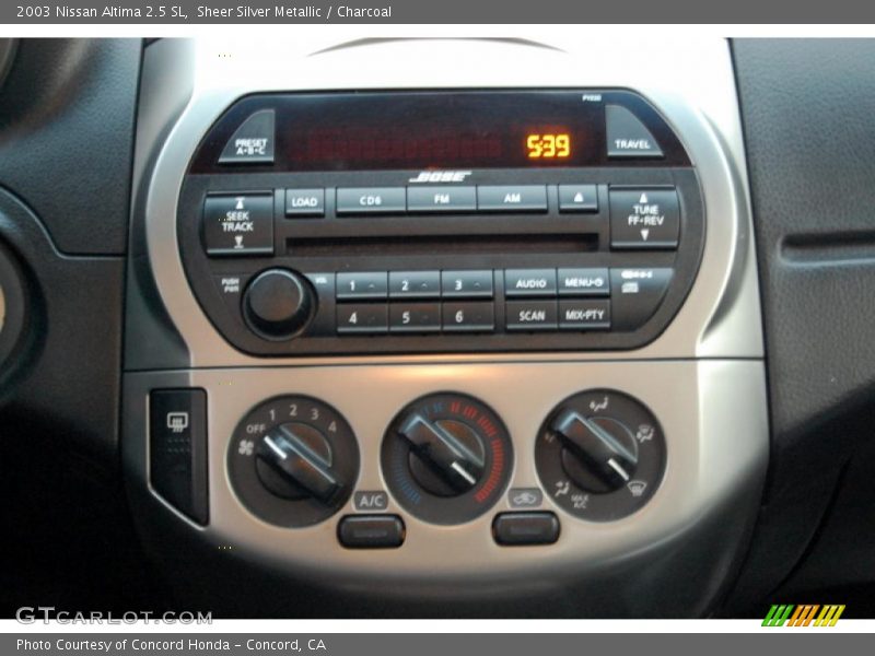 Sheer Silver Metallic / Charcoal 2003 Nissan Altima 2.5 SL