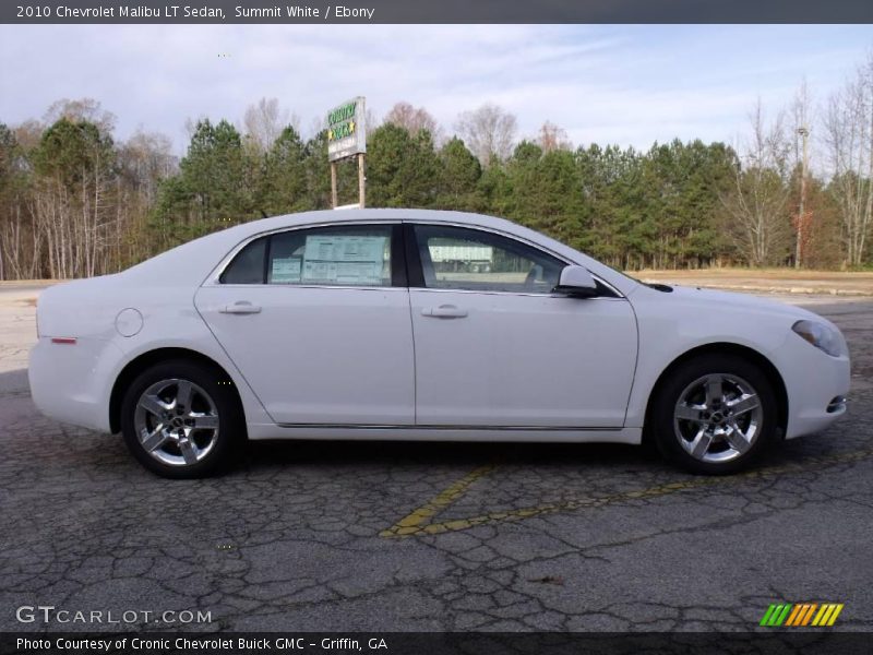 Summit White / Ebony 2010 Chevrolet Malibu LT Sedan
