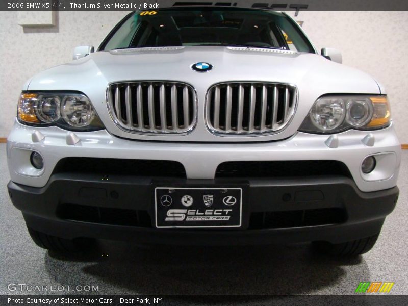 Titanium Silver Metallic / Black 2006 BMW X5 4.4i