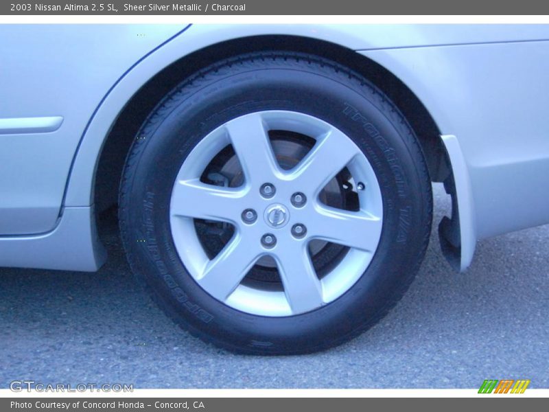 Sheer Silver Metallic / Charcoal 2003 Nissan Altima 2.5 SL