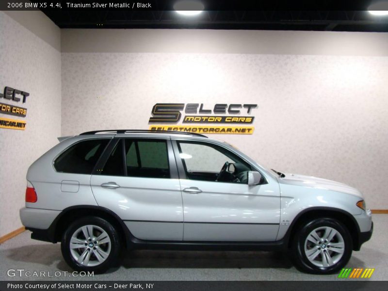 Titanium Silver Metallic / Black 2006 BMW X5 4.4i