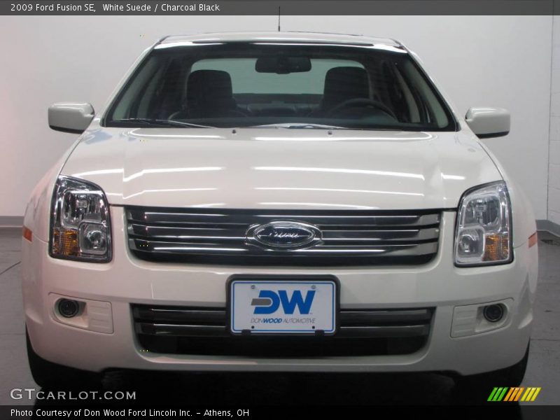 White Suede / Charcoal Black 2009 Ford Fusion SE