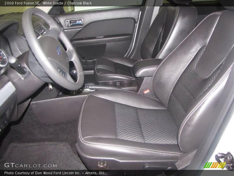 White Suede / Charcoal Black 2009 Ford Fusion SE