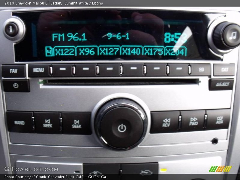 Summit White / Ebony 2010 Chevrolet Malibu LT Sedan