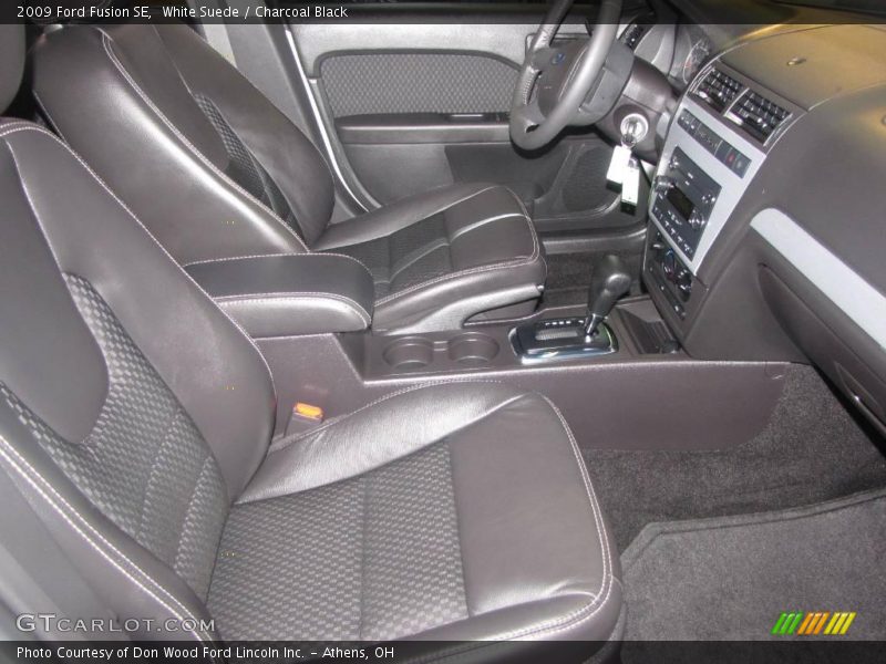 White Suede / Charcoal Black 2009 Ford Fusion SE