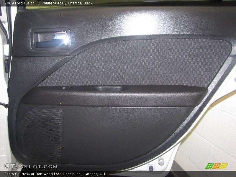 White Suede / Charcoal Black 2009 Ford Fusion SE