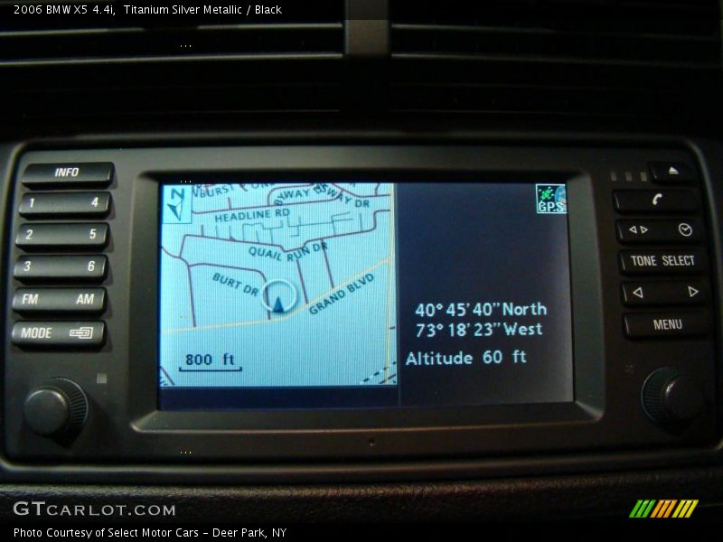 Titanium Silver Metallic / Black 2006 BMW X5 4.4i
