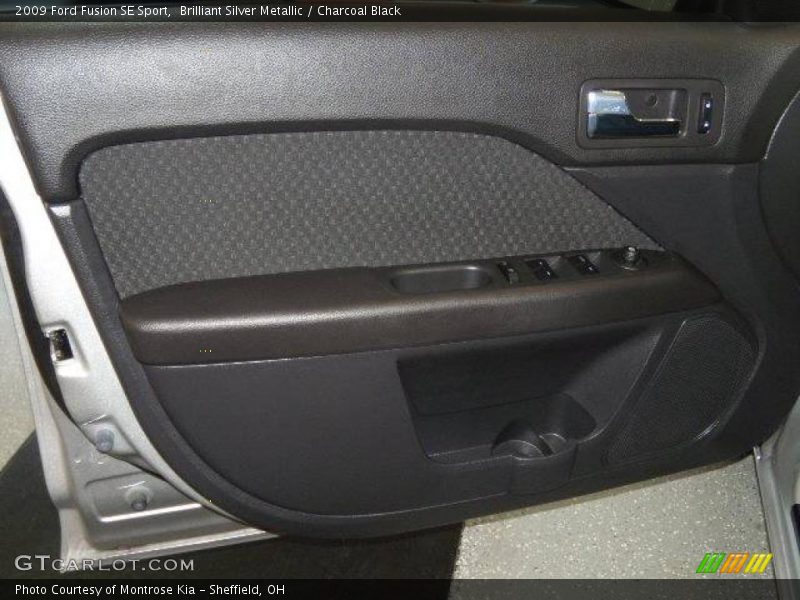 Brilliant Silver Metallic / Charcoal Black 2009 Ford Fusion SE Sport