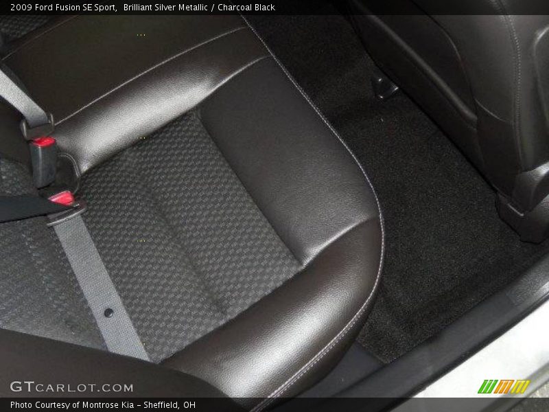 Brilliant Silver Metallic / Charcoal Black 2009 Ford Fusion SE Sport