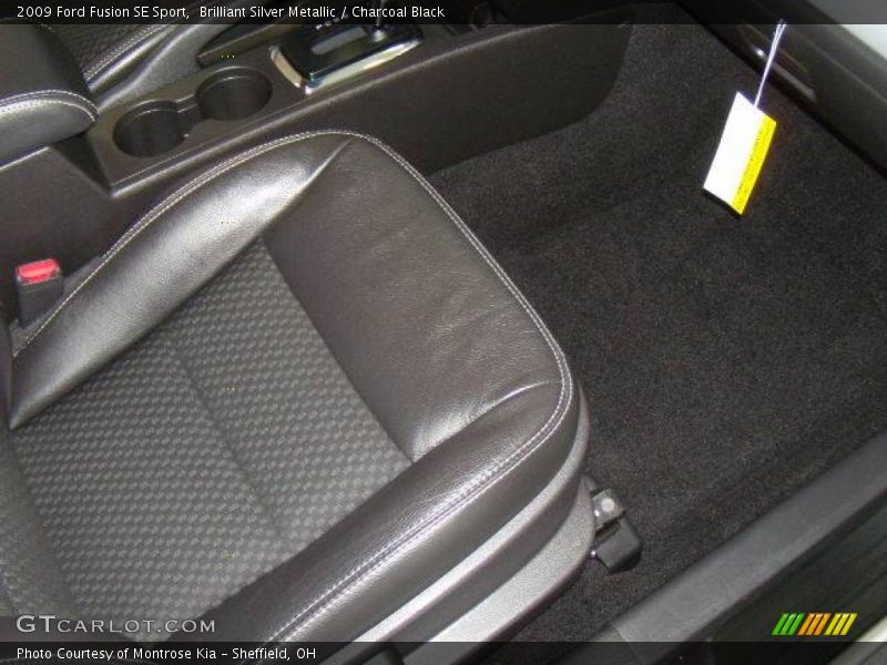 Brilliant Silver Metallic / Charcoal Black 2009 Ford Fusion SE Sport