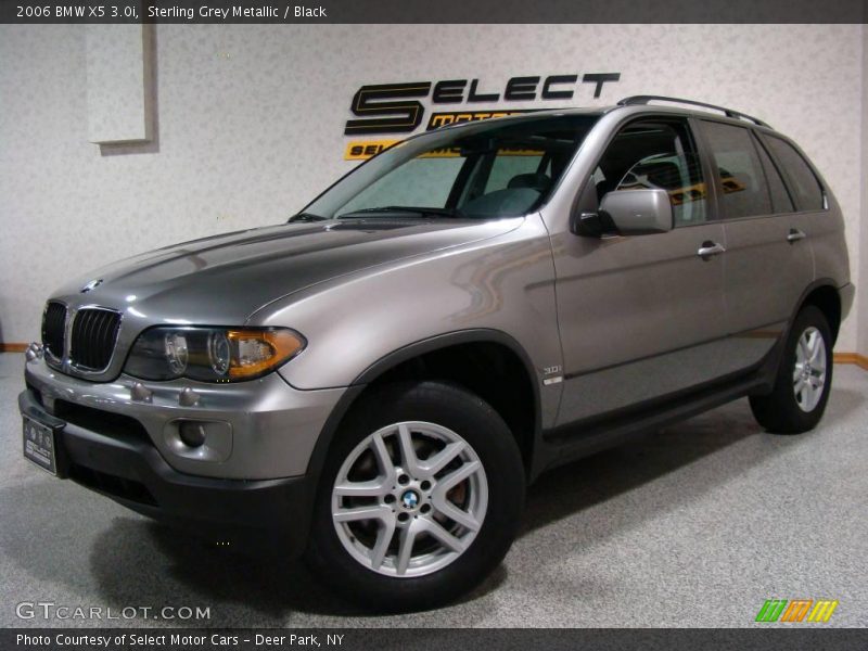Sterling Grey Metallic / Black 2006 BMW X5 3.0i