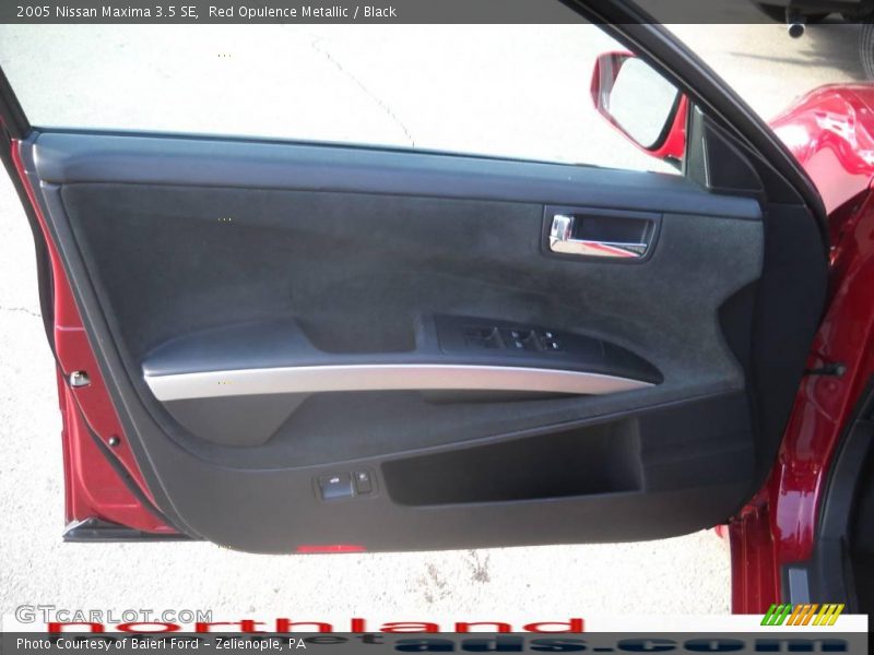 Red Opulence Metallic / Black 2005 Nissan Maxima 3.5 SE