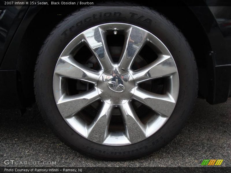 Black Obsidian / Bourbon 2007 Infiniti M 35x Sedan
