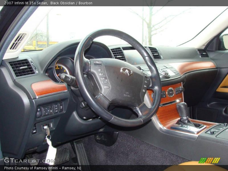 Black Obsidian / Bourbon 2007 Infiniti M 35x Sedan