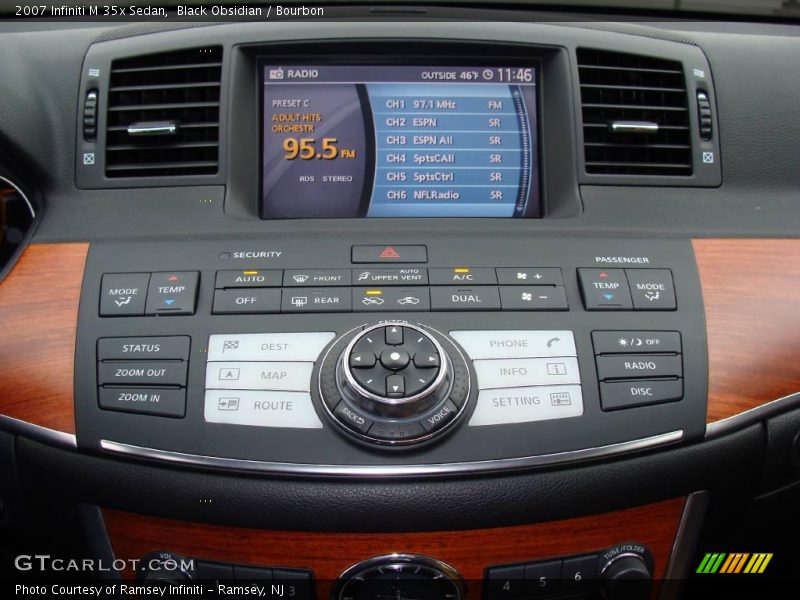 Black Obsidian / Bourbon 2007 Infiniti M 35x Sedan