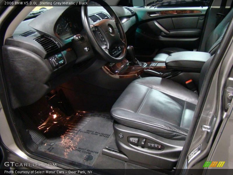 Sterling Grey Metallic / Black 2006 BMW X5 3.0i