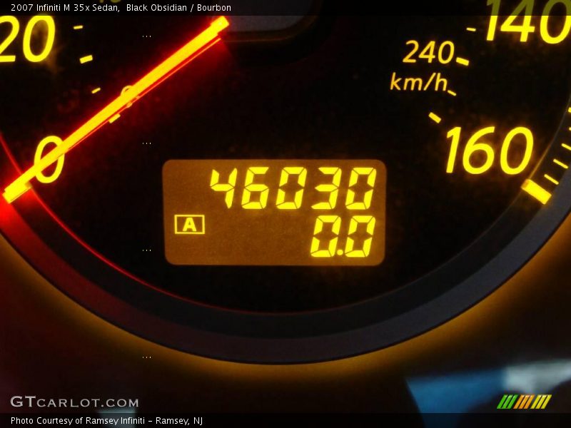 Black Obsidian / Bourbon 2007 Infiniti M 35x Sedan