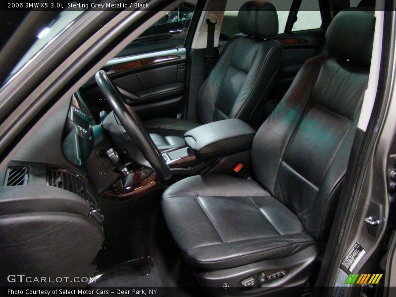 Sterling Grey Metallic / Black 2006 BMW X5 3.0i