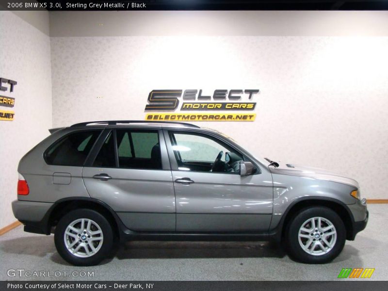 Sterling Grey Metallic / Black 2006 BMW X5 3.0i