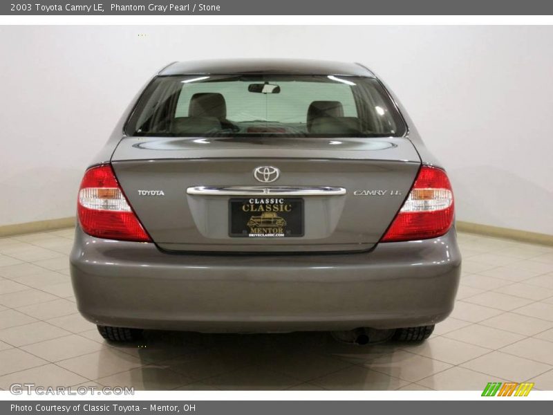 Phantom Gray Pearl / Stone 2003 Toyota Camry LE