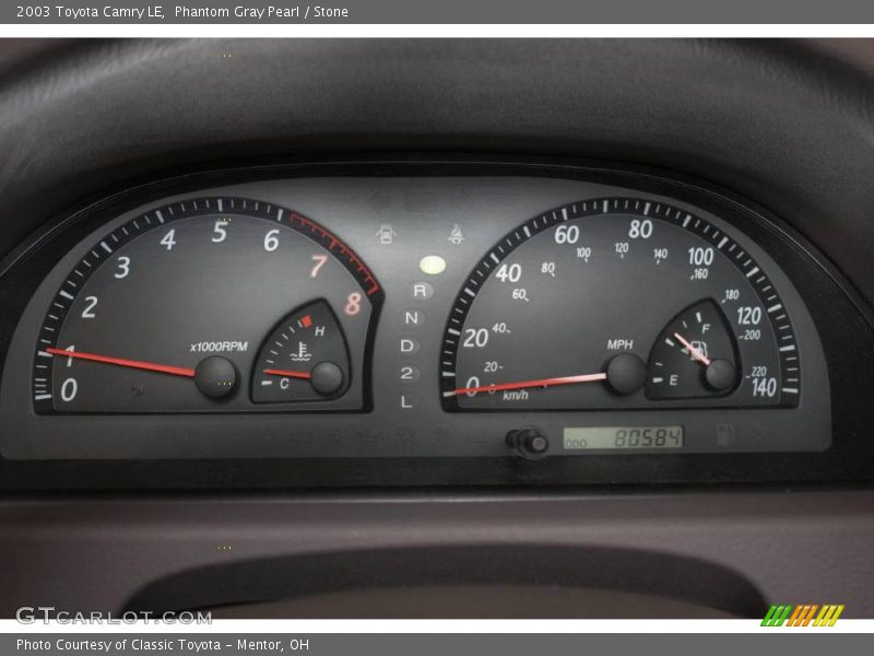 Phantom Gray Pearl / Stone 2003 Toyota Camry LE