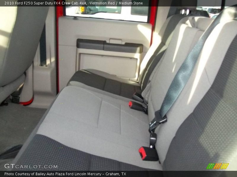 Vermillion Red / Medium Stone 2010 Ford F250 Super Duty FX4 Crew Cab 4x4