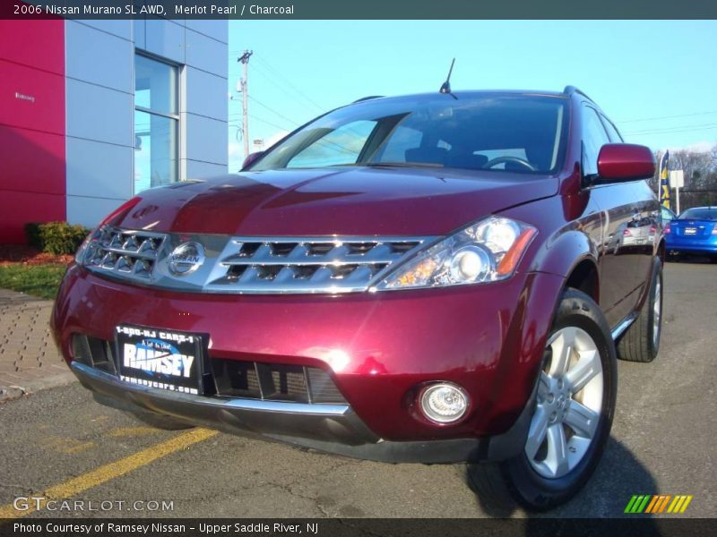 Merlot Pearl / Charcoal 2006 Nissan Murano SL AWD