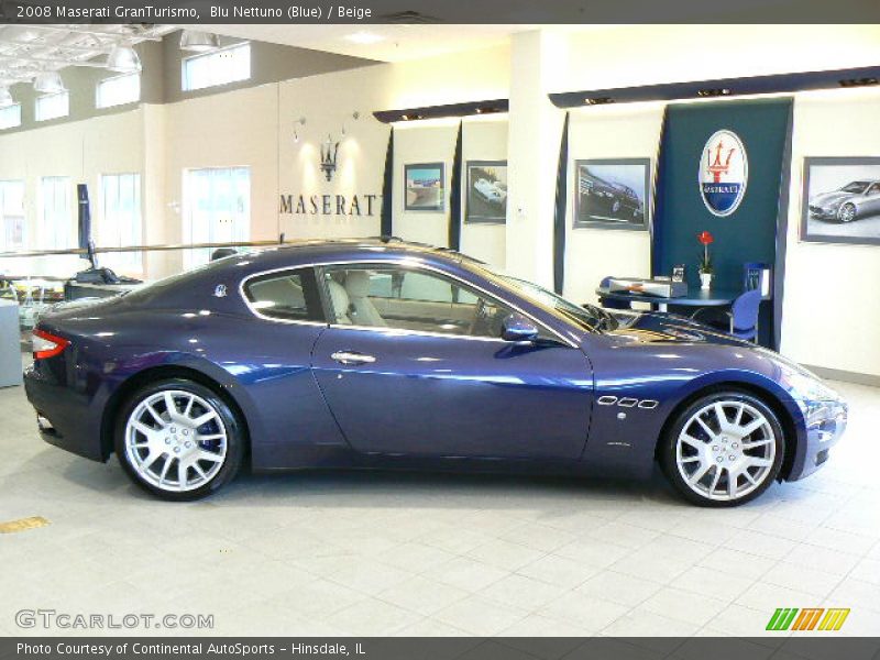 Blu Nettuno (Blue) / Beige 2008 Maserati GranTurismo