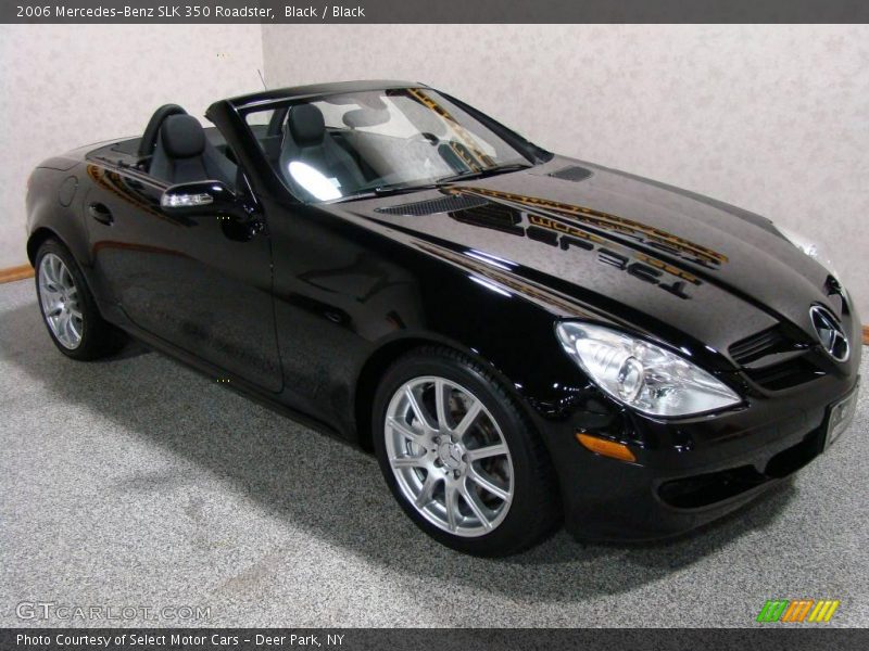 Black / Black 2006 Mercedes-Benz SLK 350 Roadster