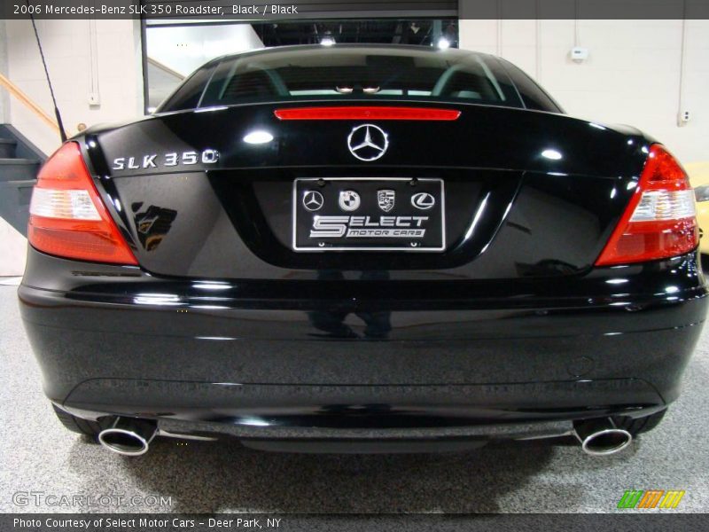 Black / Black 2006 Mercedes-Benz SLK 350 Roadster