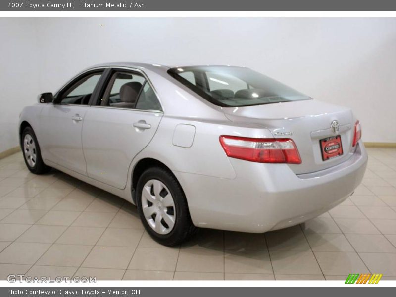 Titanium Metallic / Ash 2007 Toyota Camry LE