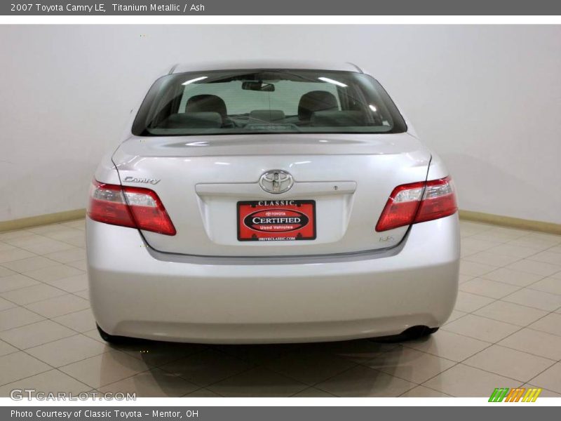 Titanium Metallic / Ash 2007 Toyota Camry LE