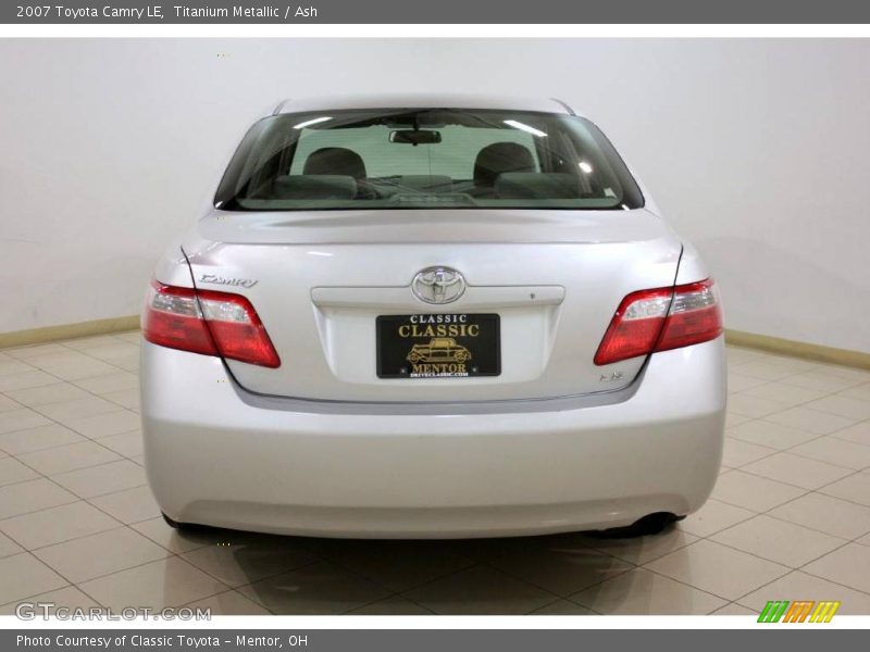 Titanium Metallic / Ash 2007 Toyota Camry LE