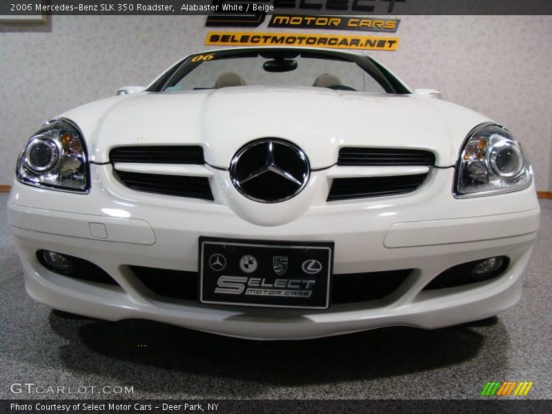 Alabaster White / Beige 2006 Mercedes-Benz SLK 350 Roadster